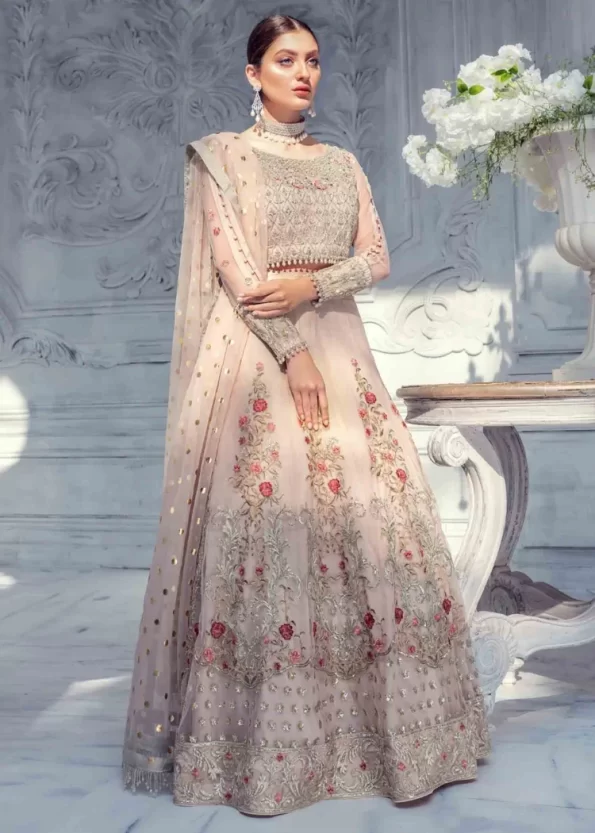Meeral -ML-05-PINK(LWH) Unstitched Suit- What U Wear