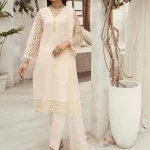 Mahees Exclusive Embroidered Lawn 3Pcs- What U Wear