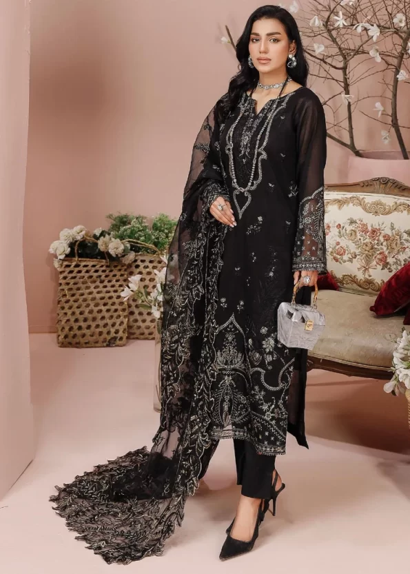 Tehzeeb By Riaz Arts Swiss Voil Unstiched 3Pcs- Wat U Wear