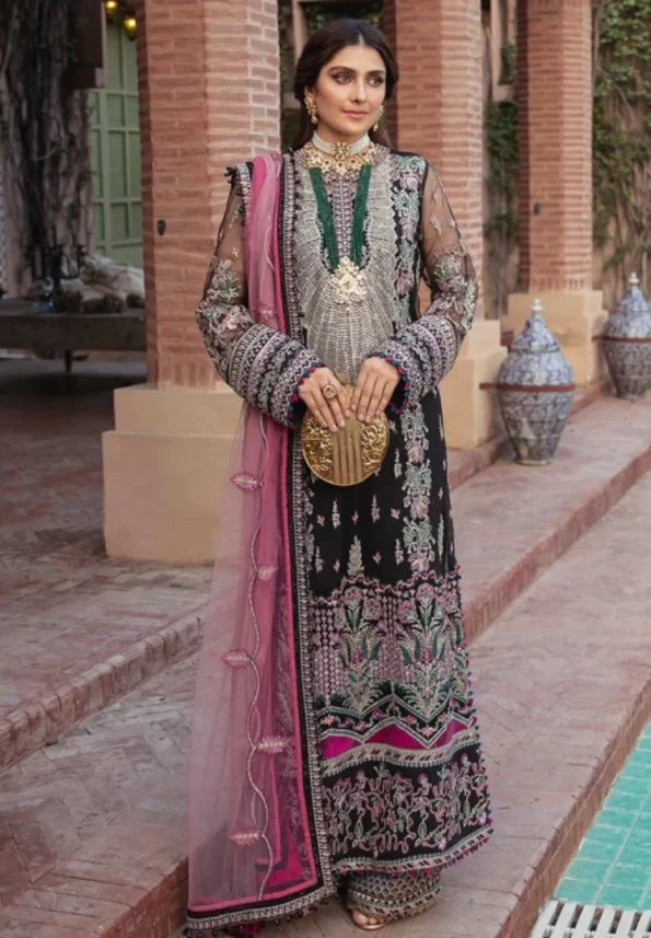 Afrozeh By Hayat Luxury 3pcs- What U Wear
