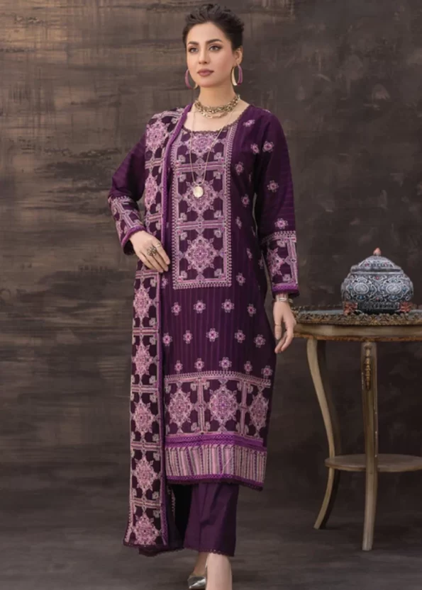 Manizay Saqafat Fancy Lawn Unstitched 3Pcs- What U Wear
