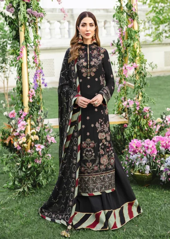 Salitex Unstitched Luxury Chiffon 3pcs-What U Wear