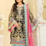 Maryum N Maria Luxury Embroidered net handmade- What U Wear