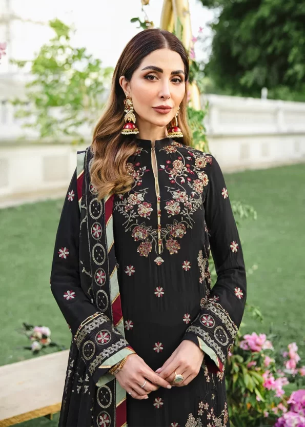 Salitex Unstitched Luxury Chiffon 3pcs-What U Wear