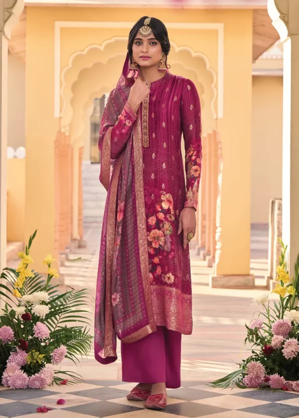 The Wild Simar Vol- 04 Unstitched 3pcs- What U Wear
