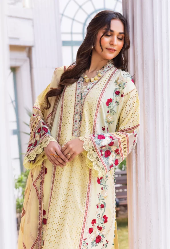 Adans Libas Rarity Glance Unstitched Lawn 3Pcs- What U Wear