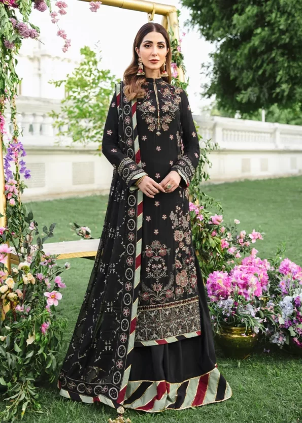 Salitex Unstitched Luxury Chiffon 3pcs-What U Wear