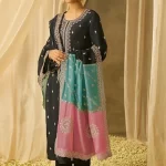Kimora Chandani Pure Soft Silk With Embroidery 3pcs- What U Wear