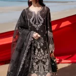 Nureh Tere Sang Embroidered Swiss Lawn 3Pcs-VIOLA- What U Wear