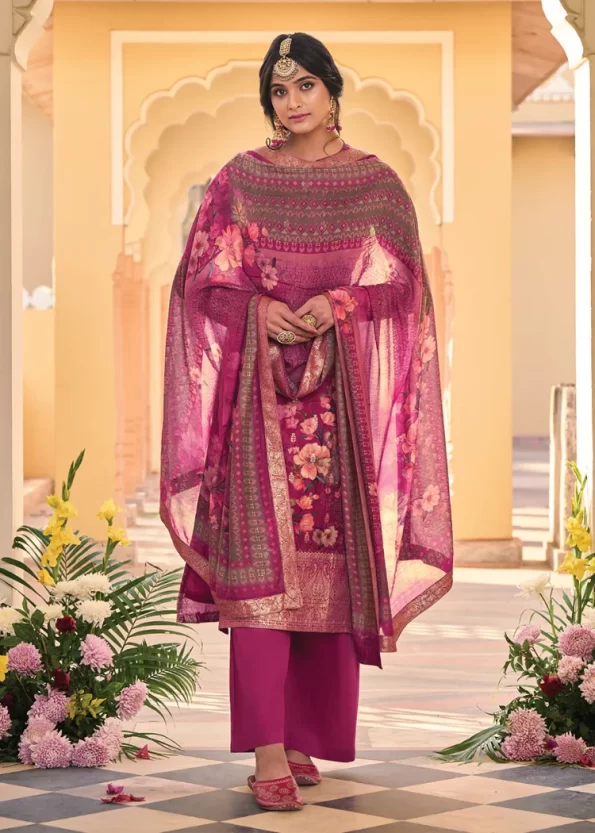 The Wild Simar Vol- 04 Unstitched 3pcs- What U Wear