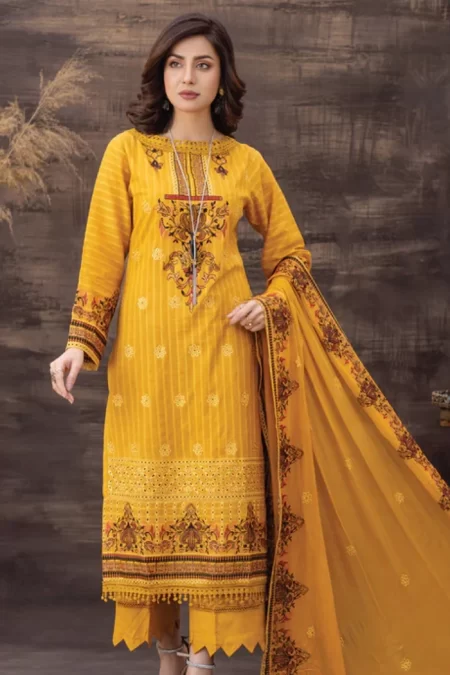 Manizay Saqafat Fancy Lawn Unstitched 3Pcs- What U Wear