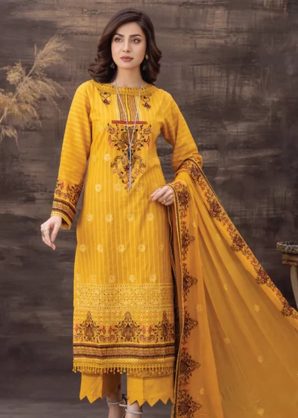 Manizay Saqafat Fancy Lawn Unstitched 3Pcs- What U Wear