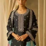 Kimora Chandani Pure Soft Silk With Embroidery 3pcs- What U Wear