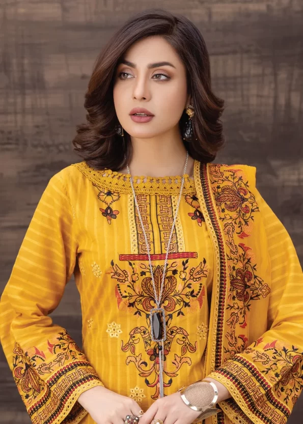 Manizay Saqafat Fancy Lawn Unstitched 3Pcs- What U Wear