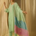 Kimora Chandani Pure Soft Silk With Embroidery 3pcs- What U Wear
