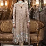 Nilima By Zebtan Luxury Semi Stitched 3pcs-What U Wear