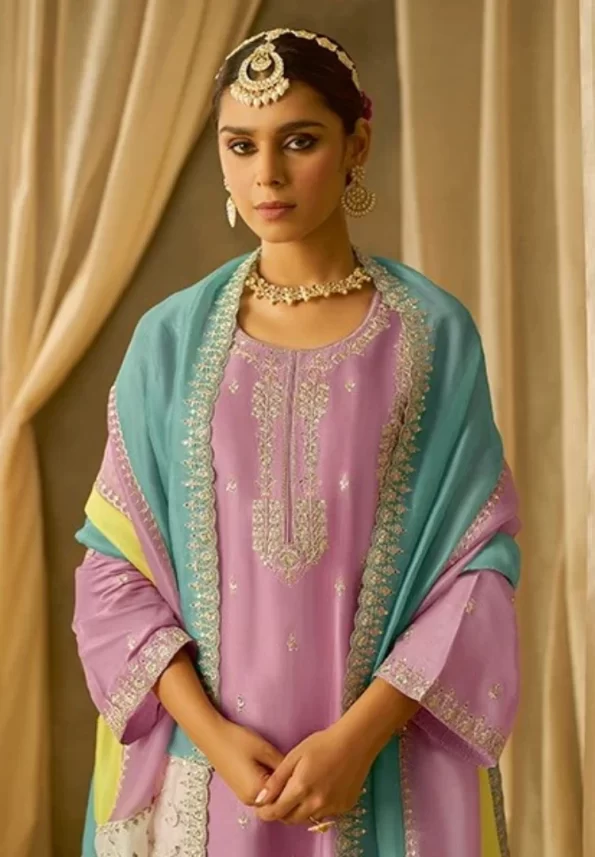 Kimora Chandani Pure Soft Silk With Embroidery 3pcs- What U Wear