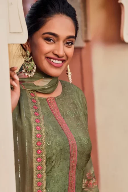 Relssa Shalimar Unstitched Cotton 3Pcs- What U Wear
