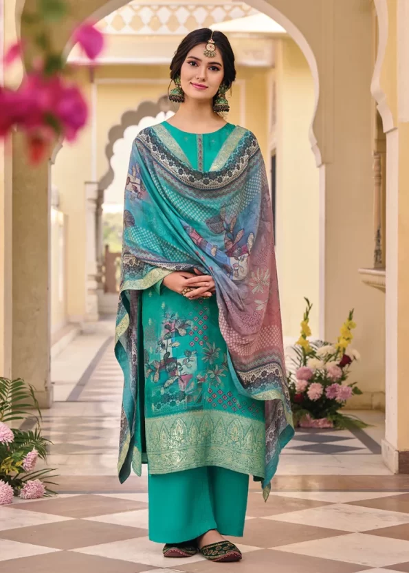 The Wild Simar Vol- 04 Unstitched 3pcs- What U Wear