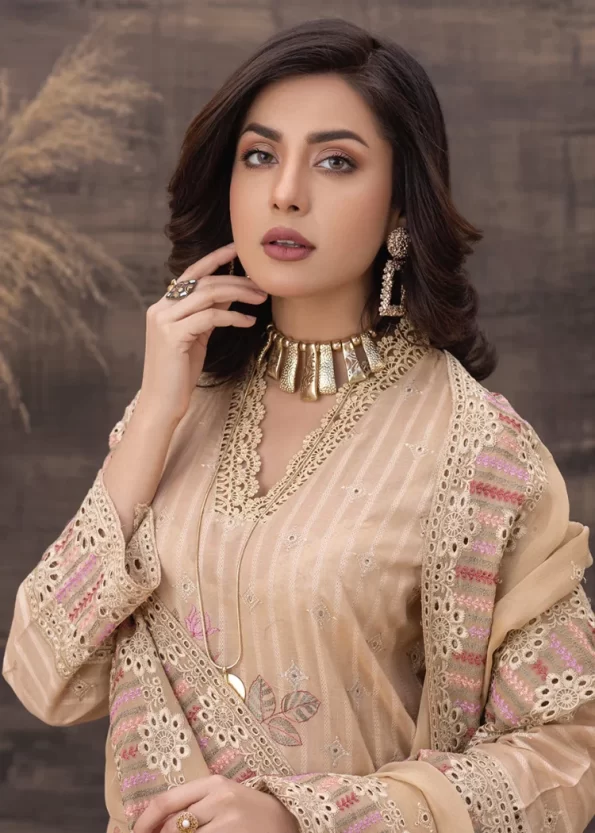 Manizay Saqafat Fancy Lawn Unstitched 3Pcs- What U Wear