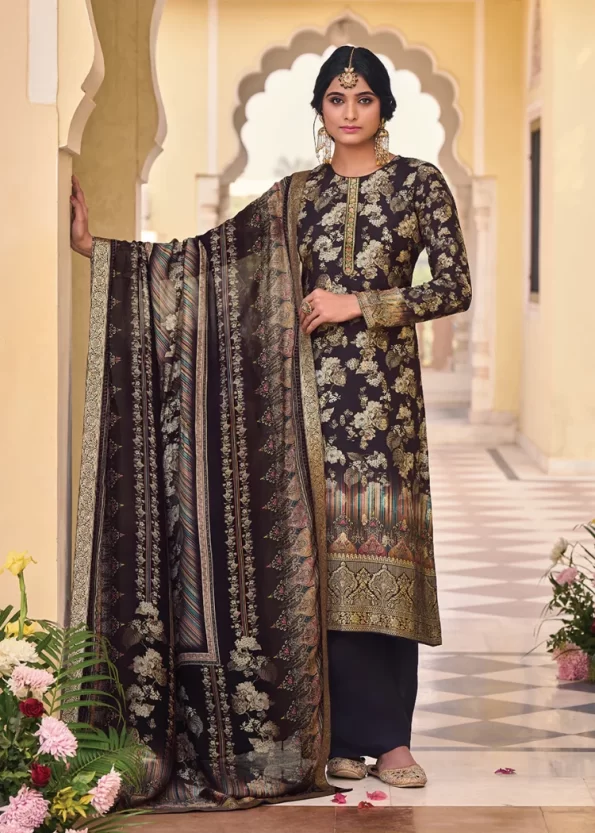 The Wild Simar Vol- 04 Unstitched 3pcs- What U Wear