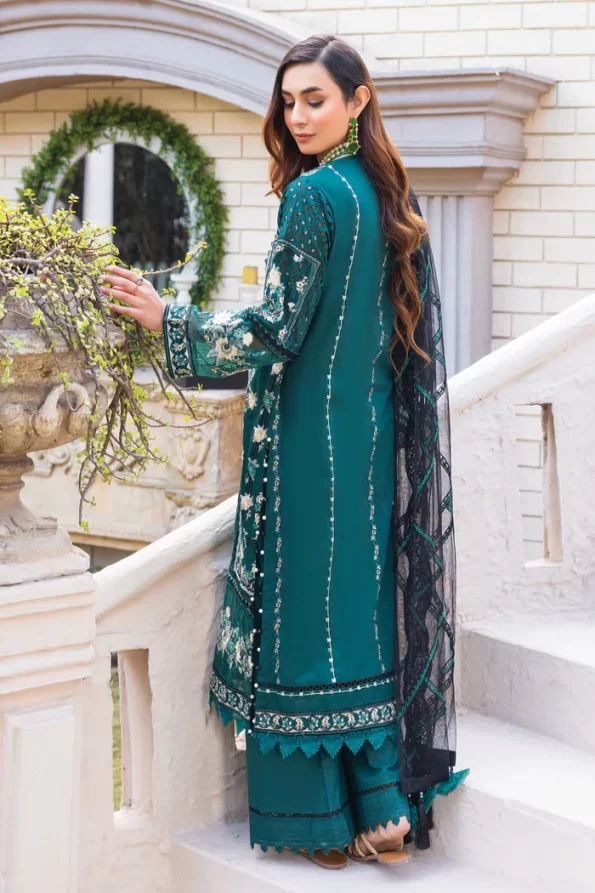Adans Libas Rarity Glance Unstitched Lawn 3Pcs- What U Wear