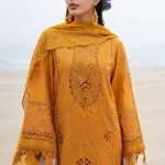 Nureh Tere Sang Embroidered Swiss Lawn 3Pcs-DAISY- What U Wear
