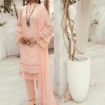 Mahees Exclusive Embroidered Lawn 3Pcs- What U Wear