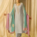Kimora Chandani Pure Soft Silk With Embroidery 3pcs- What U Wear