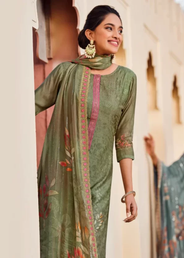 Relssa Shalimar Unstitched Cotton 3Pcs- What U Wear