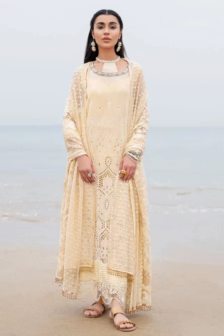 Nureh Tere Sang Embroidered Swiss Lawn 3Pcs-SIOFRA- What U Wear