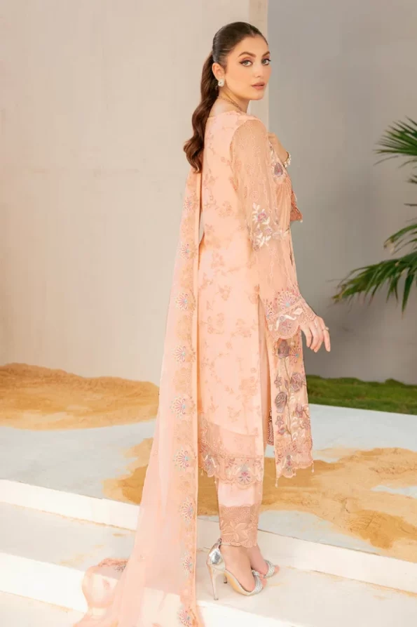 Ramsha Chiffon Unstitched 3Pcs Vol-22- What U Wear