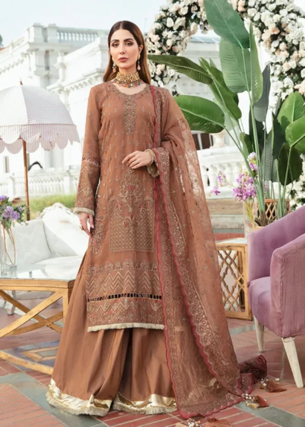 Salitex Unstitched Luxury Chiffon 3pcs-What U Wear