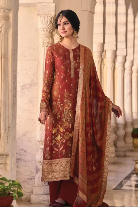 The Wild Simar Vol- 04 Unstitched 3pcs- WHat U Wear
