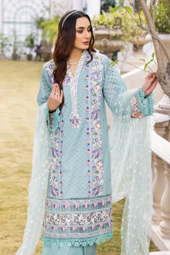 Adans Libas Rarity Glance Unstitched Lawn 3Pcs- What U Wear