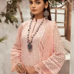 Mahees Exclusive Embroidered Lawn 3Pcs- What U Wear