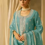 Kimora Chandani Pure Soft Silk With Embroidery 3pcs- What U Wear