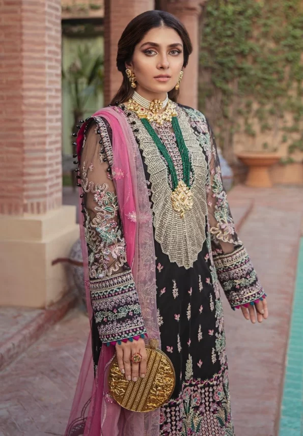 Afrozeh By Hayat Luxury 3pcs- What U Wear