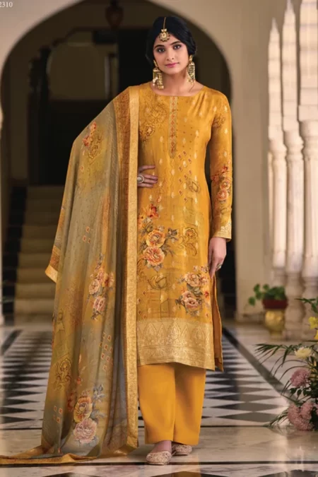 The Wild Simar Vol- 04 Unstitched 3pcs- WHat U Wear