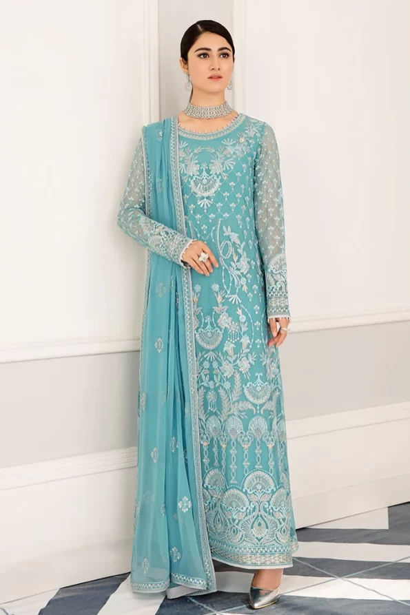 Safeera Embroidered Luxury Chiffon 3pcs- What U Wear