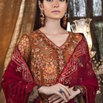 Nilima By Zebtan Luxury Semi Stitched 3pcs-What U Wear