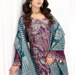 Ramsha Chevron Chiffon Vol-6 Unstitched 3pcs- What U Wear