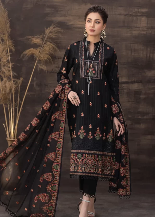 Manizay Saqafat Fancy Lawn Unstitched 3Pcs- What U Wear