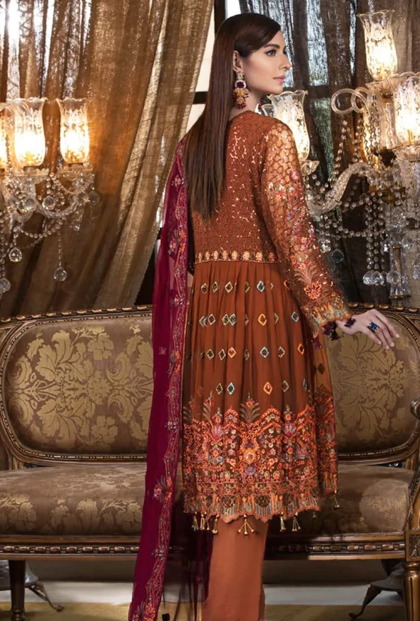 Nilima By Zebtan Luxury Semi Stitched 3pcs-What U Wear