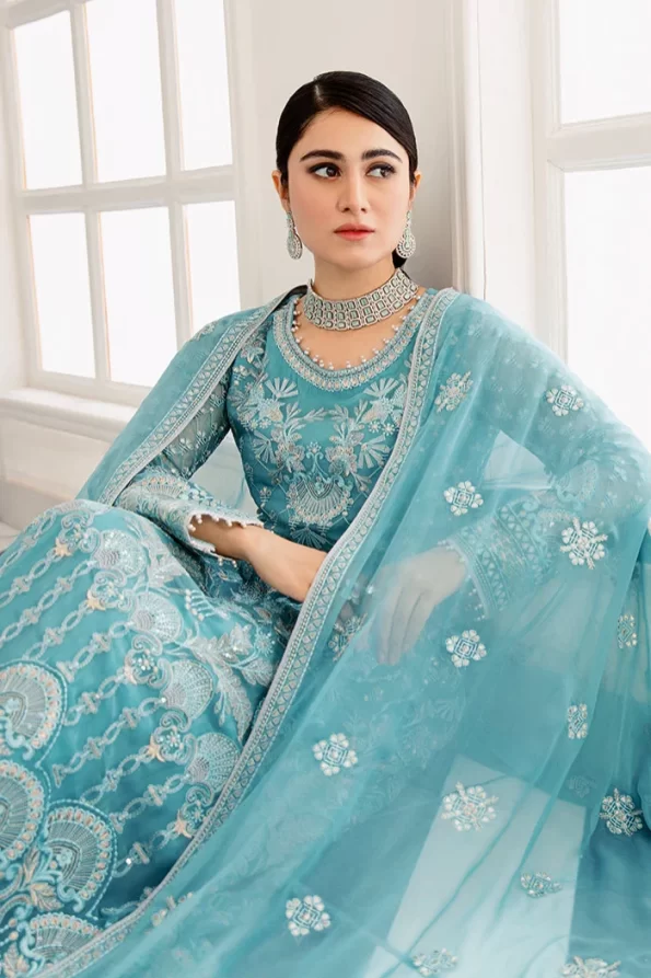Safeera Embroidered Luxury Chiffon 3pcs- What U Wear