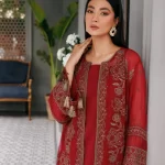 XENIA Fromals Vanya- Embroidered Chiffon Unstitched 3Pc Suit- What U Wear