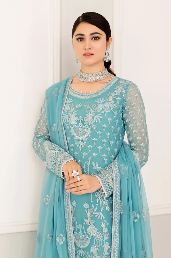 Safeera Embroidered Luxury Chiffon 3pcs- What U Wear