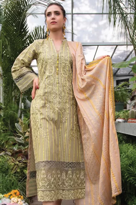 Abiha Hafiz Textile Cotton 3Pcs-What U Wear