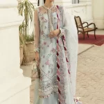 Afrozeh Dhoop Kinaray Embroidered 3pcs- What U Wear
