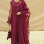 Afrozeh Dhoop Kinaray Embroidered 3pcs- What U Wear